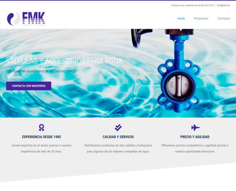 Diseño web de FMK - Marketing Consulting